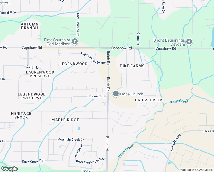 map of restaurants, bars, coffee shops, grocery stores, and more near 1761 Balch Road in Madison
