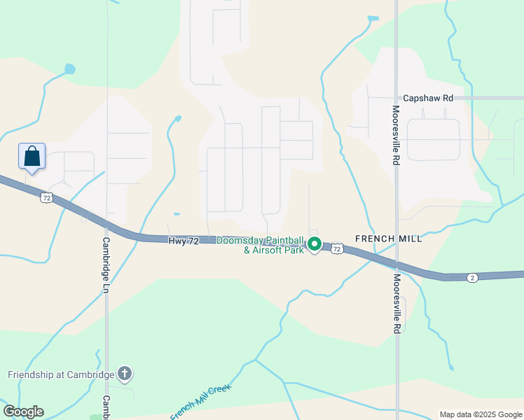 map of restaurants, bars, coffee shops, grocery stores, and more near 14598 Norfleet Drive in Athens