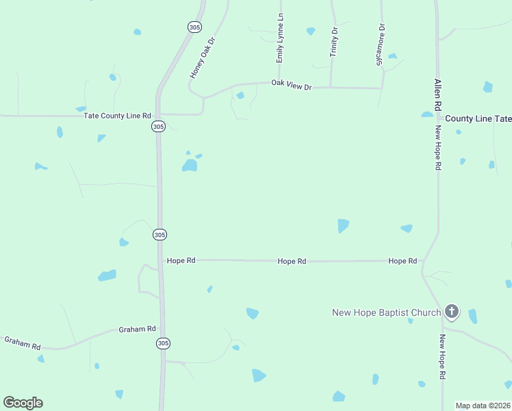map of restaurants, bars, coffee shops, grocery stores, and more near Hope Road in Coldwater