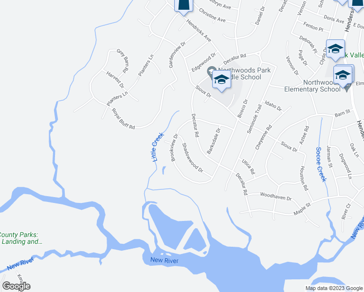 map of restaurants, bars, coffee shops, grocery stores, and more near 621 Shadowood Drive in Jacksonville