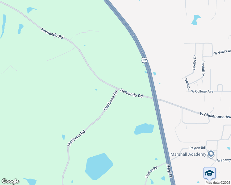 map of restaurants, bars, coffee shops, grocery stores, and more near 121 Marianna Road in Holly Springs