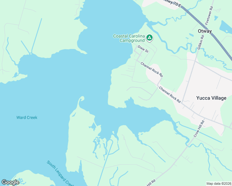 map of restaurants, bars, coffee shops, grocery stores, and more near 328 Anson Rd in Beaufort