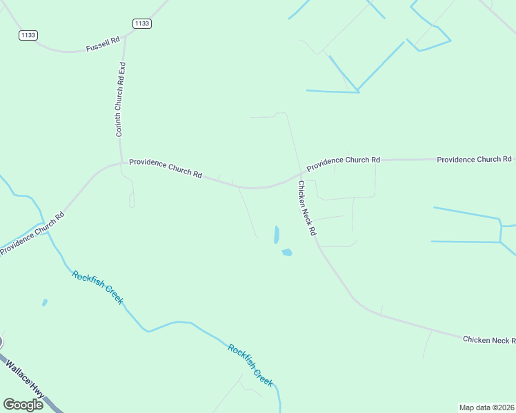 map of restaurants, bars, coffee shops, grocery stores, and more near 457 Providence Church Road in Teachey