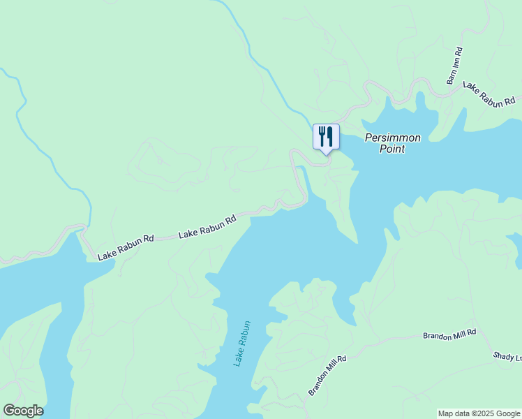 map of restaurants, bars, coffee shops, grocery stores, and more near 2147 Lake Rabun Road in Lakemont