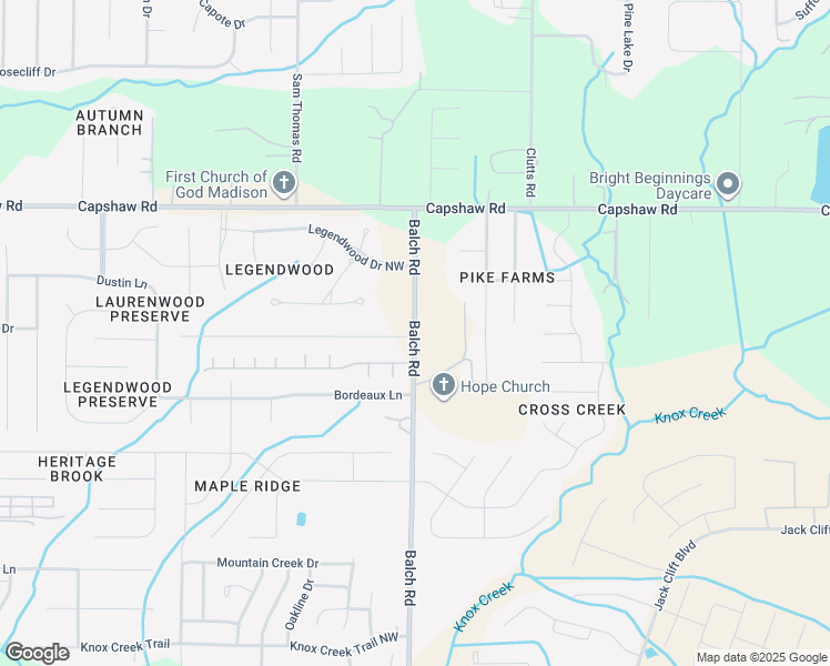 map of restaurants, bars, coffee shops, grocery stores, and more near 1761 Balch Road in Madison