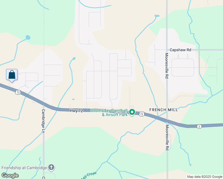 map of restaurants, bars, coffee shops, grocery stores, and more near 14580 Norfleet Drive in Athens