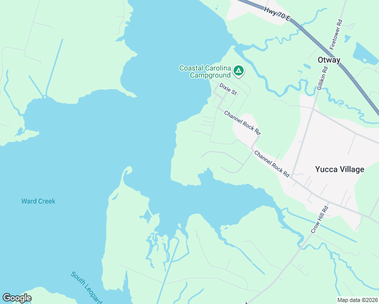 map of restaurants, bars, coffee shops, grocery stores, and more near 328 Anson Rd in Beaufort