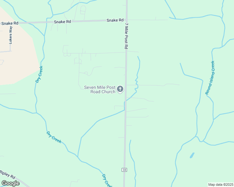 map of restaurants, bars, coffee shops, grocery stores, and more near 14435 7 Mile Post Road in Athens