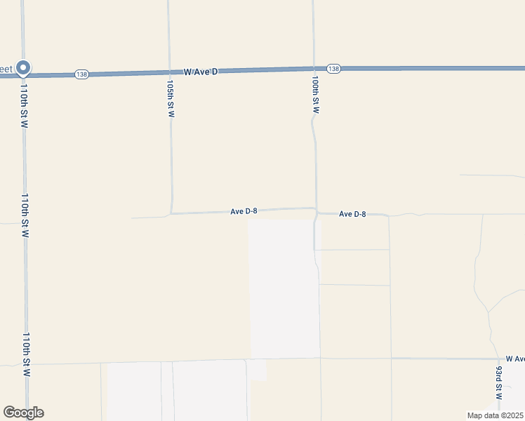 map of restaurants, bars, coffee shops, grocery stores, and more near Avenue D-8 in Lancaster