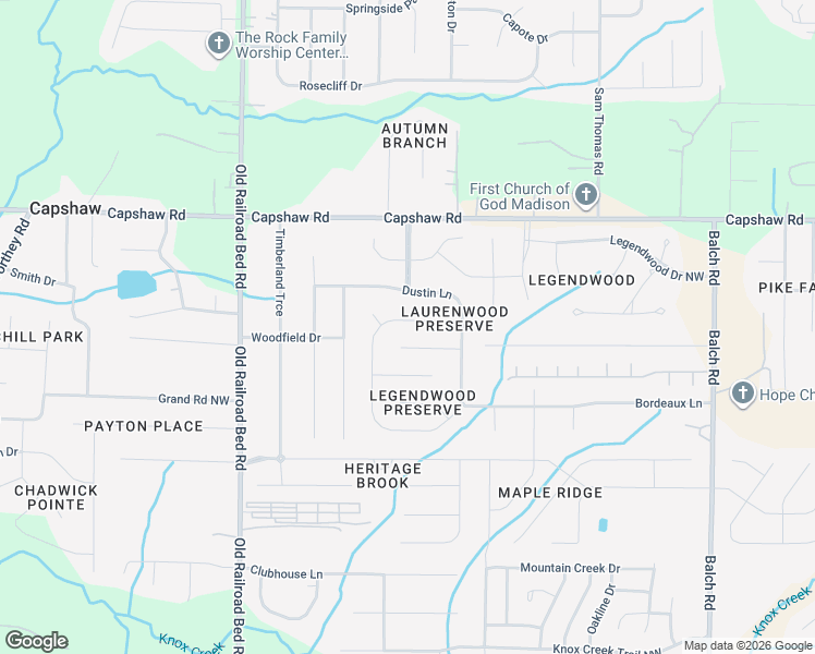 map of restaurants, bars, coffee shops, grocery stores, and more near 270 Dustin Lane Northwest in Madison