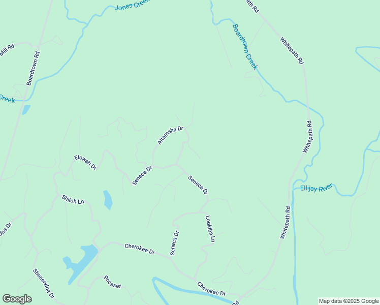 map of restaurants, bars, coffee shops, grocery stores, and more near 30 Okemah Court in Ellijay