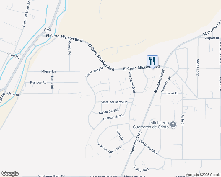 map of restaurants, bars, coffee shops, grocery stores, and more near 67 El Cerro Mission Boulevard in Los Lunas