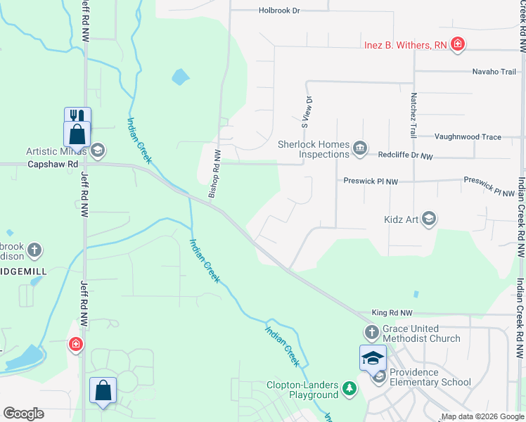 map of restaurants, bars, coffee shops, grocery stores, and more near 110 Todd Whitt Lane in Huntsville