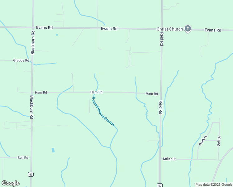 map of restaurants, bars, coffee shops, grocery stores, and more near 15648 Ham Road in Athens