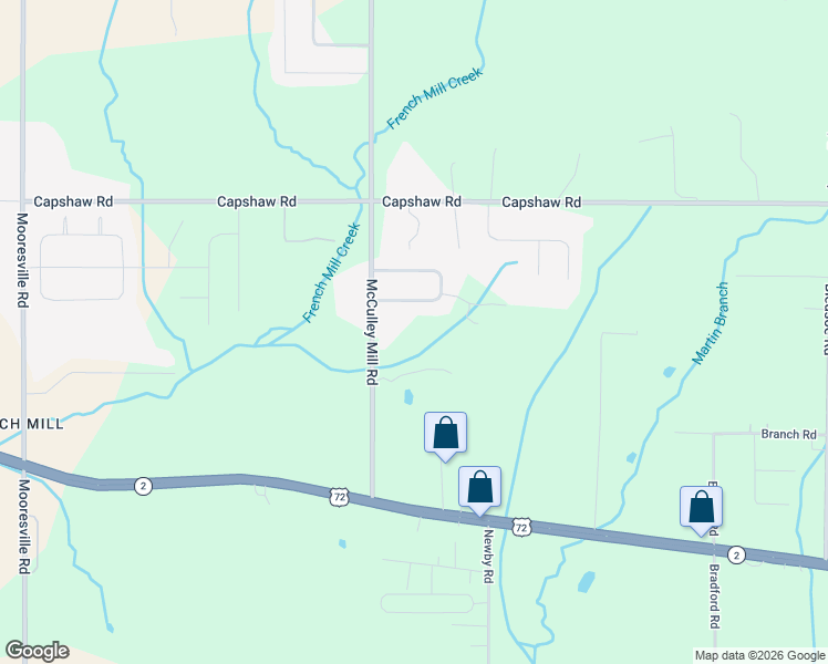 map of restaurants, bars, coffee shops, grocery stores, and more near 25850 Camden Court in Athens