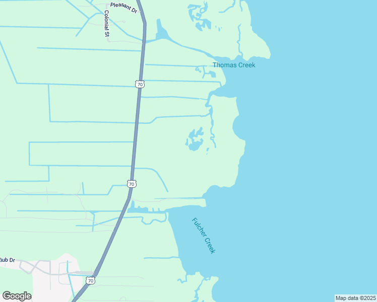 map of restaurants, bars, coffee shops, grocery stores, and more near 2940 U.S. 70 in Beaufort