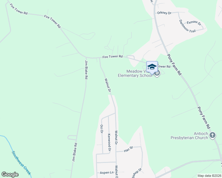 map of restaurants, bars, coffee shops, grocery stores, and more near 627 Walnut Drive in Jacksonville