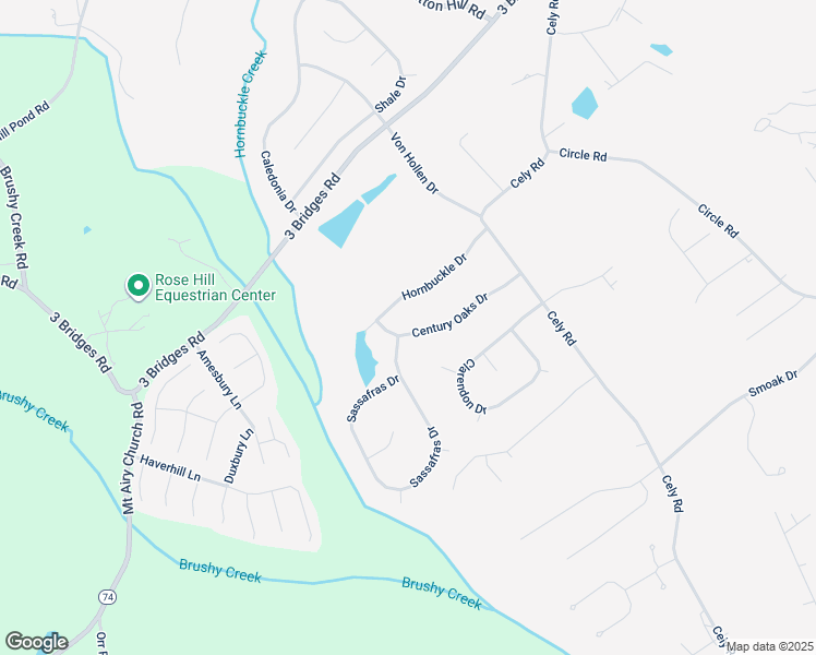 map of restaurants, bars, coffee shops, grocery stores, and more near 124 Century Oaks Drive in Easley