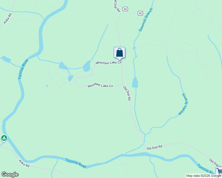 map of restaurants, bars, coffee shops, grocery stores, and more near 850 Mountain Lake Circle in Blue Ridge