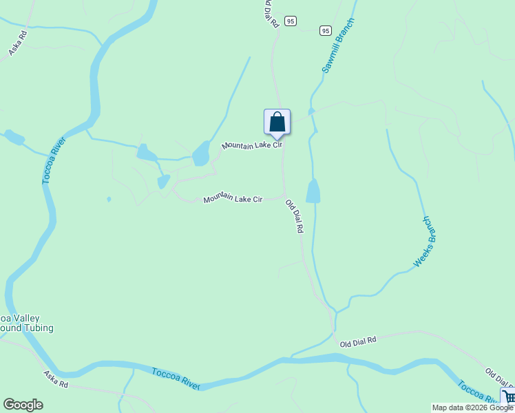 map of restaurants, bars, coffee shops, grocery stores, and more near 850 Mountain Lake Circle in Blue Ridge