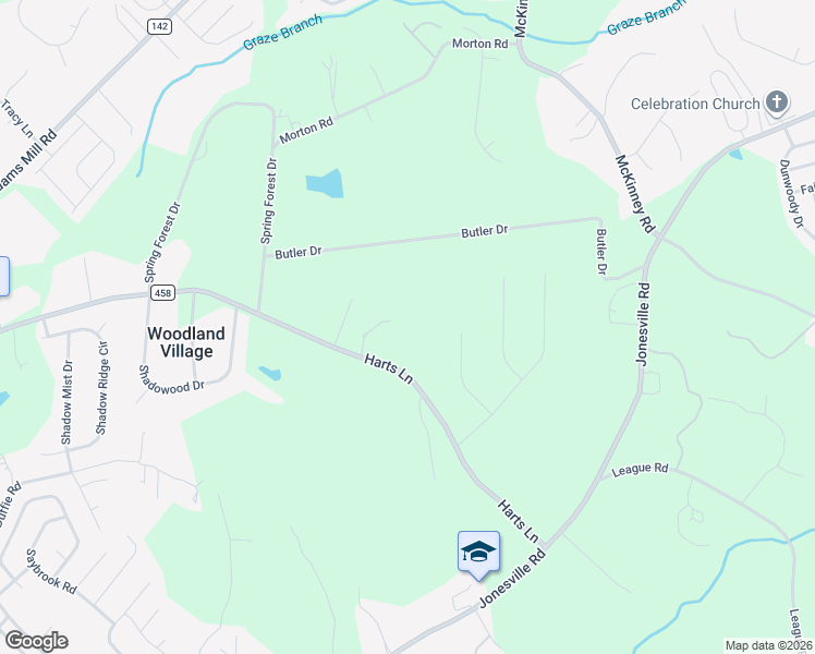map of restaurants, bars, coffee shops, grocery stores, and more near 339 Harts Lane in Simpsonville