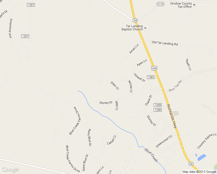 map of restaurants, bars, coffee shops, grocery stores, and more near 113 Ellen Court in Jacksonville