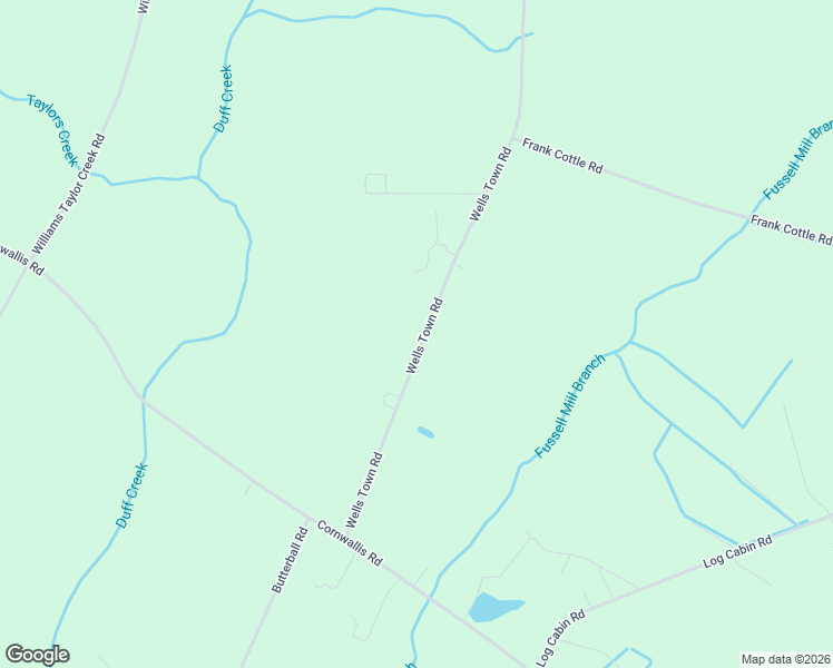 map of restaurants, bars, coffee shops, grocery stores, and more near 1030-1198 Wells Town Road in Teachey