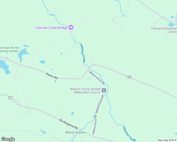 map of restaurants, bars, coffee shops, grocery stores, and more near 1761 Walnut Grove Road in Little Rock
