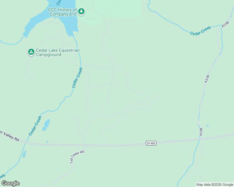 map of restaurants, bars, coffee shops, grocery stores, and more near 51818 Cedar Lake Road in Hodgen