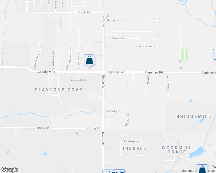 map of restaurants, bars, coffee shops, grocery stores, and more near 561 Nance Road in Madison