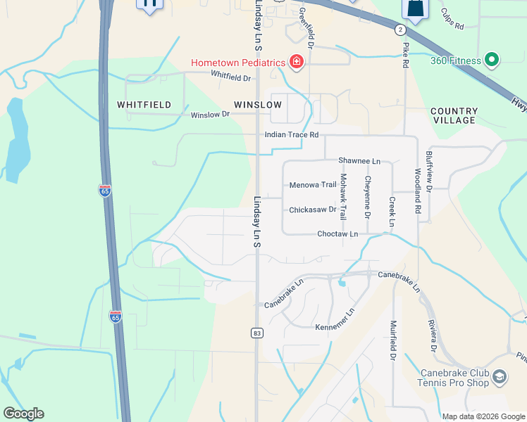 map of restaurants, bars, coffee shops, grocery stores, and more near 1903 County Road 83 in Athens