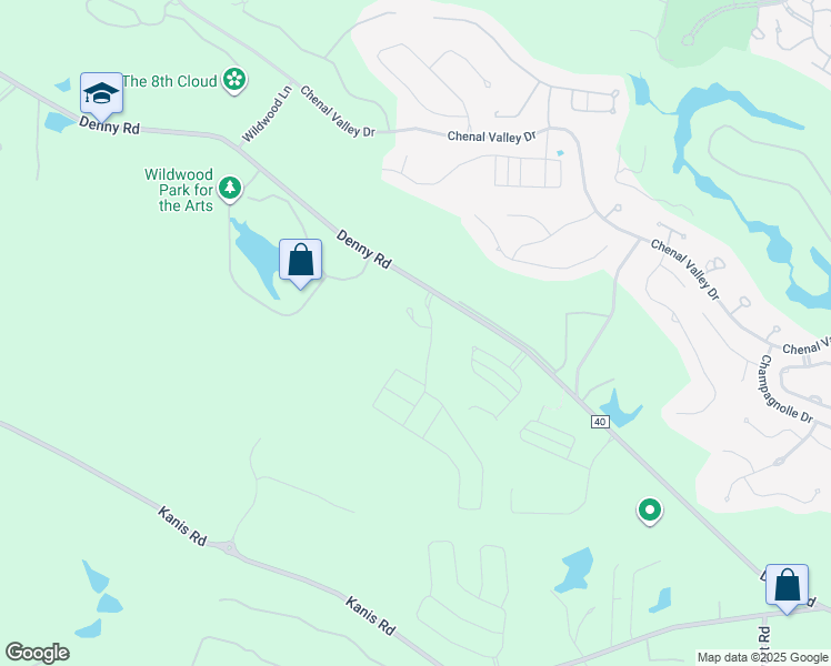 map of restaurants, bars, coffee shops, grocery stores, and more near 1 Wildcreek Cove in Little Rock