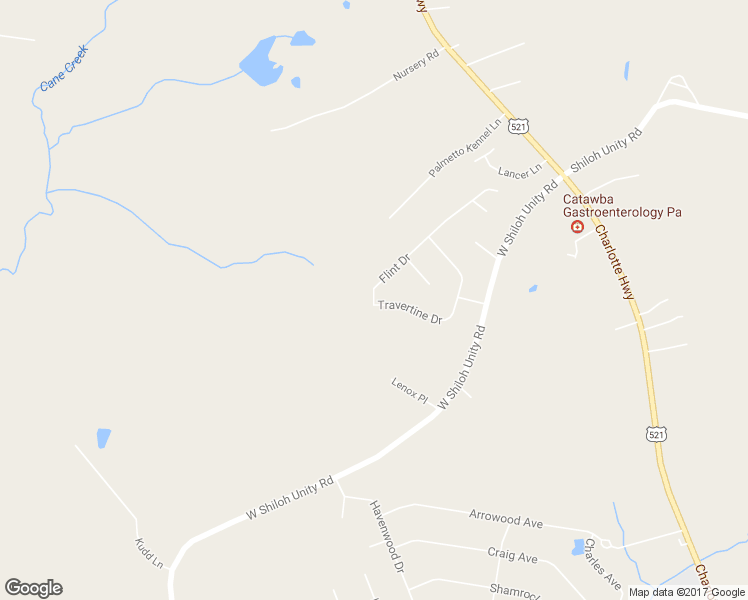map of restaurants, bars, coffee shops, grocery stores, and more near 4035 Flint Drive in Lancaster