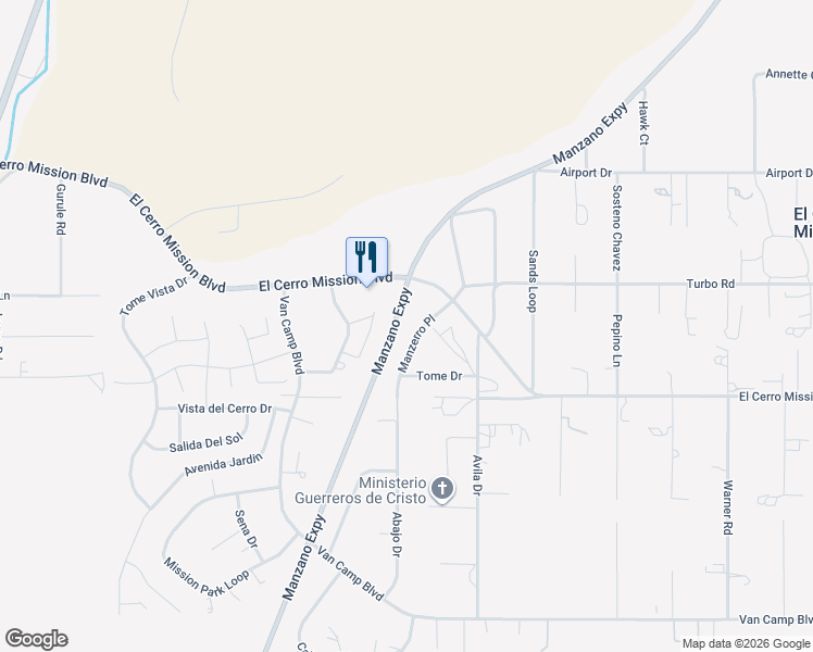 map of restaurants, bars, coffee shops, grocery stores, and more near 2 Manzerro Place in Los Lunas