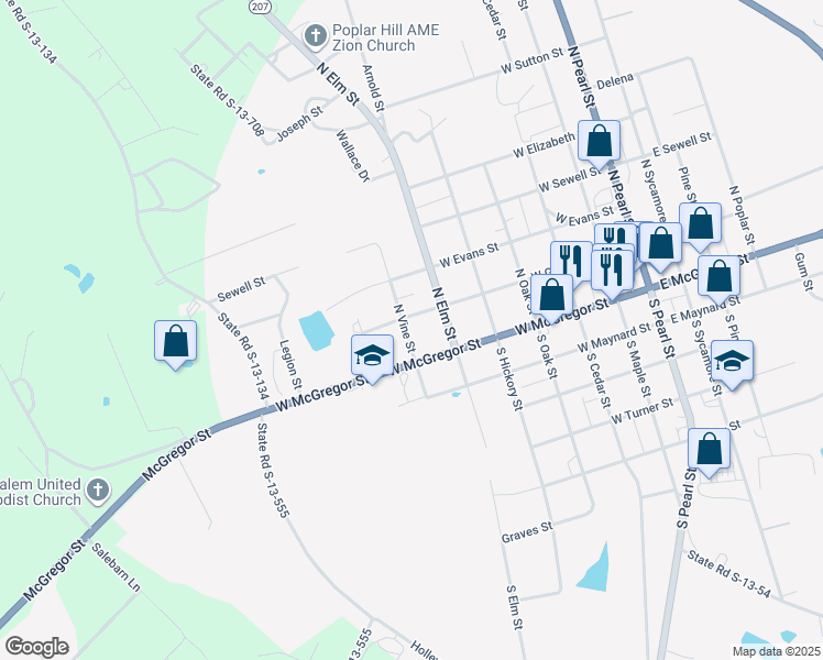 116 North Vine Street, Pageland SC Walk Score