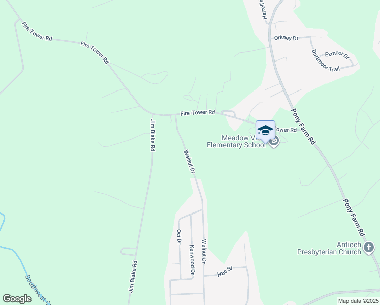 map of restaurants, bars, coffee shops, grocery stores, and more near 634 Walnut Drive in Jacksonville