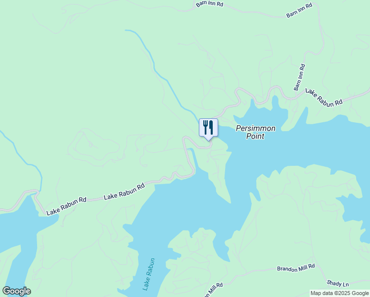 map of restaurants, bars, coffee shops, grocery stores, and more near 0 Rabun Bluffs Drive in Lakemont