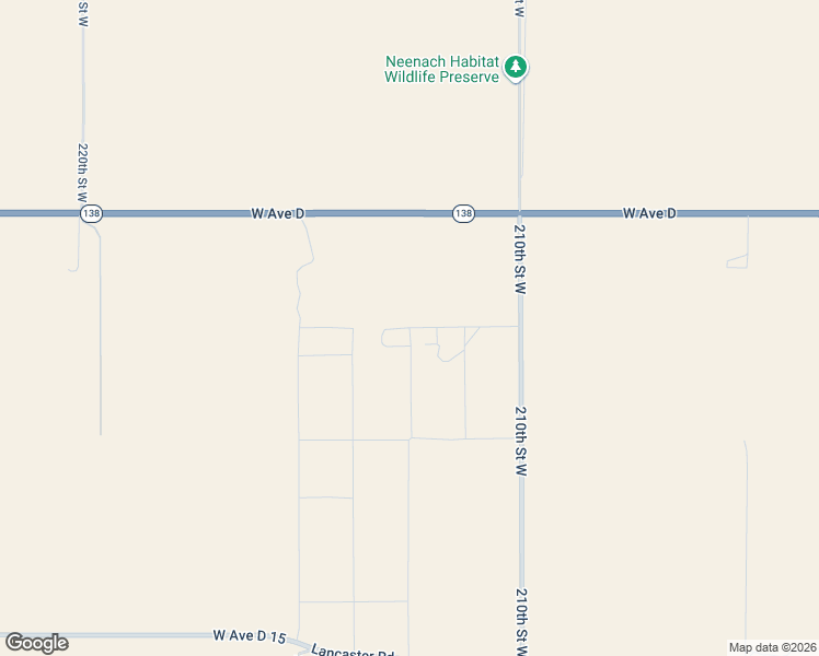 map of restaurants, bars, coffee shops, grocery stores, and more near West Avenue D 4 in Los Angeles County