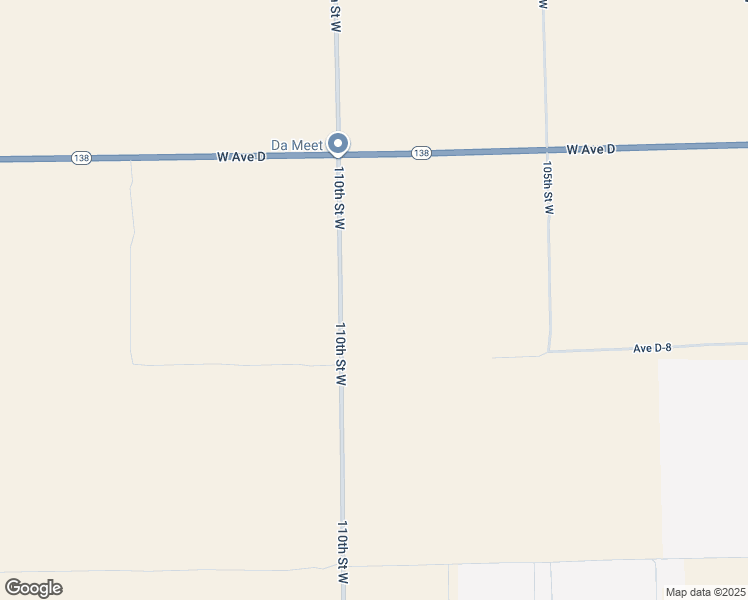 map of restaurants, bars, coffee shops, grocery stores, and more near West Avenue D 6 in Lancaster