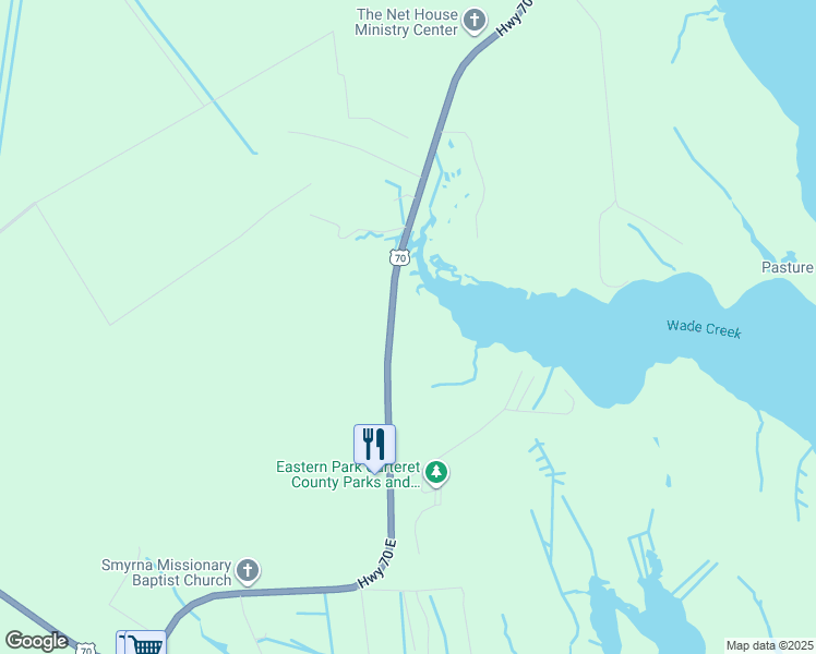 map of restaurants, bars, coffee shops, grocery stores, and more near 570 U.S. 70 in Smyrna