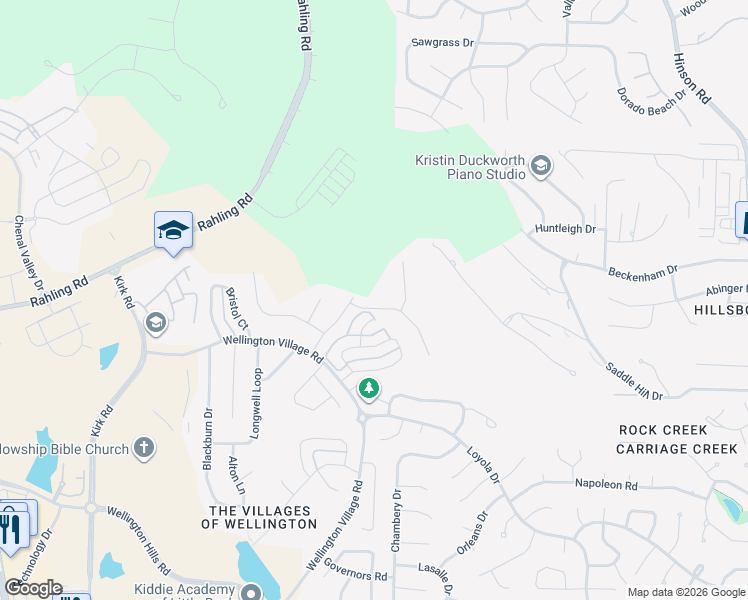 map of restaurants, bars, coffee shops, grocery stores, and more near 104 Jacob Court in Little Rock