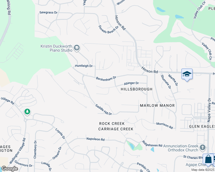 map of restaurants, bars, coffee shops, grocery stores, and more near 13712 Abinger Court in Little Rock