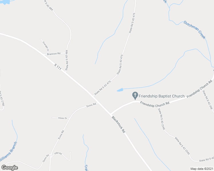 map of restaurants, bars, coffee shops, grocery stores, and more near 719 State Road S-42-475 in Pauline