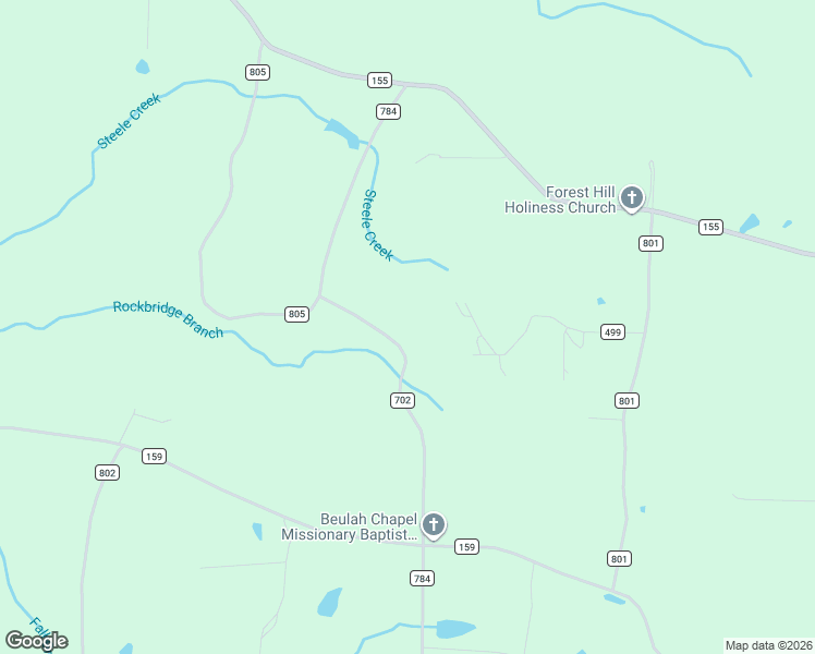 map of restaurants, bars, coffee shops, grocery stores, and more near 1214 County Road 784 in Flat Rock