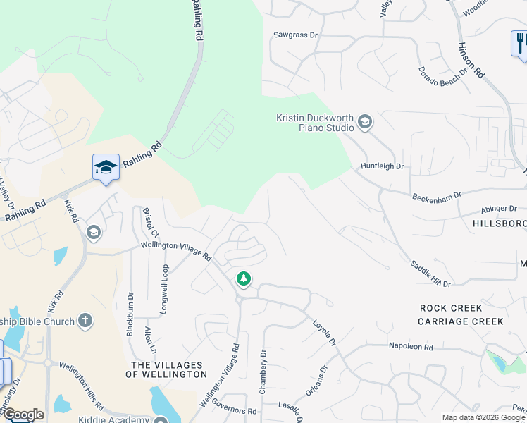 map of restaurants, bars, coffee shops, grocery stores, and more near 104 Jacob Court in Little Rock