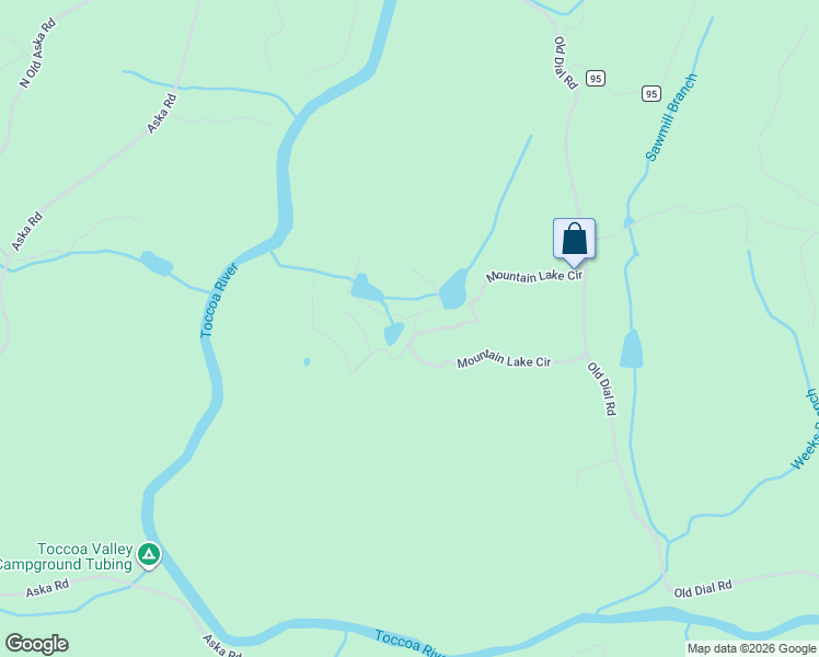 map of restaurants, bars, coffee shops, grocery stores, and more near 3 Mountain Lake Drive in Blue Ridge