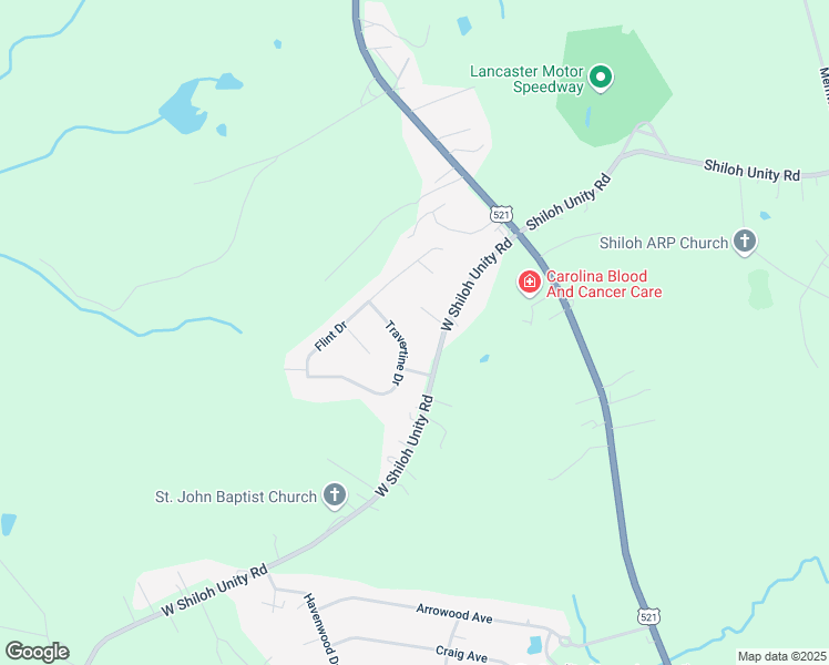 map of restaurants, bars, coffee shops, grocery stores, and more near 3679 Travertine Drive in Lancaster