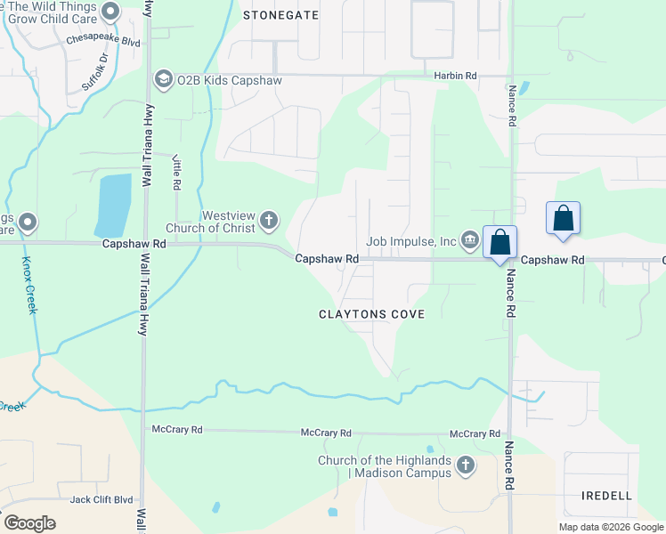 map of restaurants, bars, coffee shops, grocery stores, and more near 730 Capshaw Road in Madison