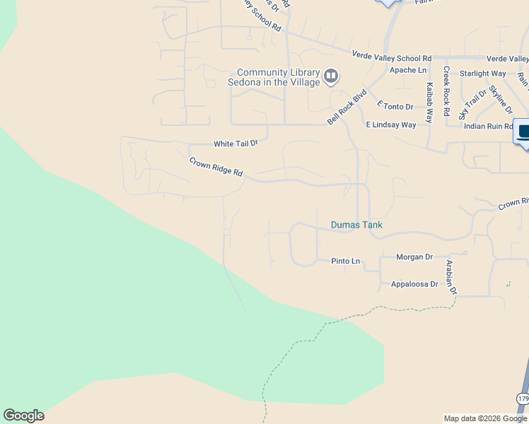 map of restaurants, bars, coffee shops, grocery stores, and more near 30 Eastern Vista Drive North in Sedona