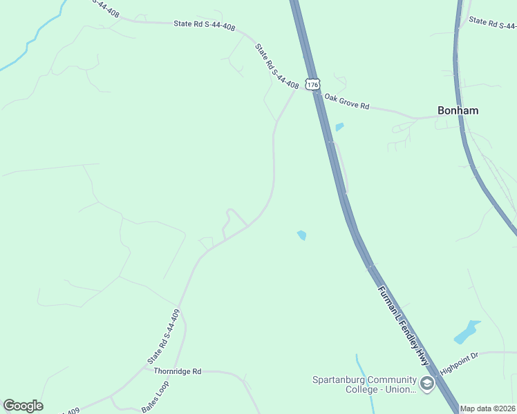 map of restaurants, bars, coffee shops, grocery stores, and more near 224 State Road S-44-409 in Union